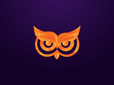 OWL Logo brand identity branding branding design corporate identity gradient gradient design graphic design icon design identity design illustration owl owl illustration owl logo vector