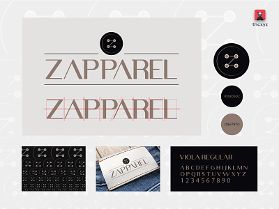 ZAPPAREL apparel logo bangladesh branding clean design design fashion brand financial flat icon illustration logo logo design minimal simple tranding