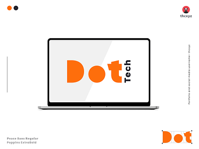 Dot Tech Logo 2021 bangladesh branding design financial graphic design illustration logo logo design minimal orange simple