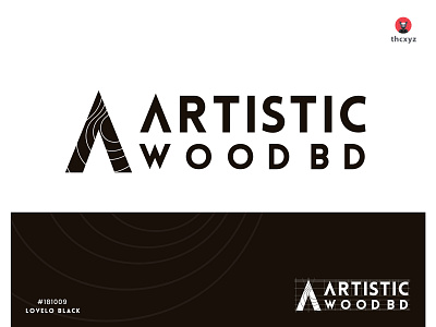 ARTISTIC WOOD BD 2021 bangladesh branding design financial graphic design logo logo design minimal simple wordmark wordmark logo