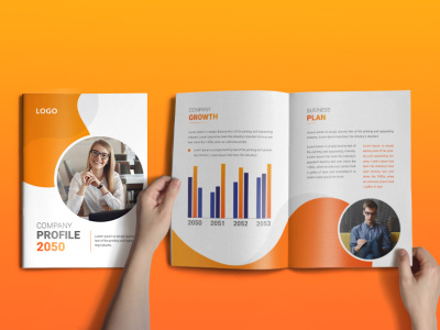 Company Profile - Business Proposal - Annual Report - Brochure annual report booklet brochure business company company profile corporate creative design ebook flyer magazine pages proposal template