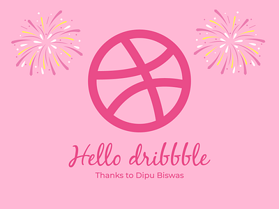 Hello dribbble! hello dribbble hellodribbble illustration logo