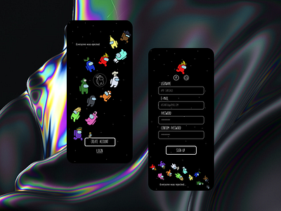 Dailyui#01 - Sign up Among-us !