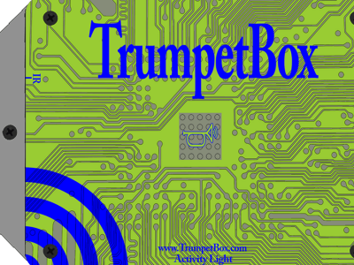TrumpetBox branding graphic design logo