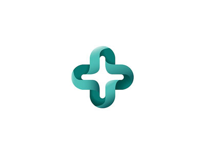 Cross clinic cross logo mark medical