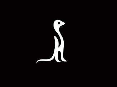 Suricate Logo animal logo suricate