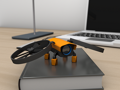 Flafie adobe art camera cinema4d drone photoshop render robot