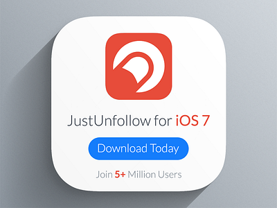 Justunfollow for iOS 7