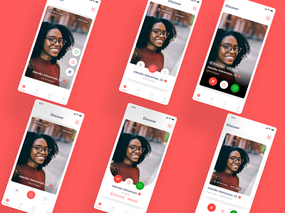 Dating App Explore Screen