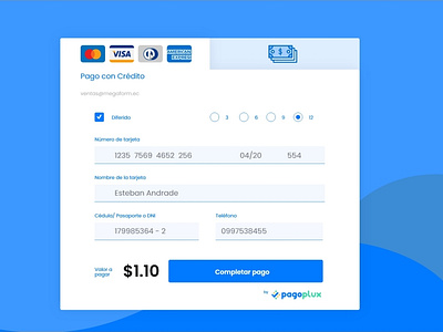 Payment Form UI Design