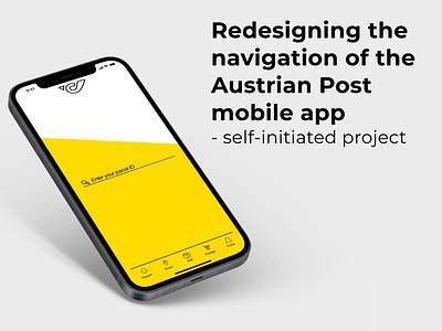 Redesigning the navigation of the Austrian Post mobile app