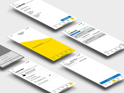 Redesigning the navigation of the Austrian Post mobile app app design mobile design userinterface uxui vector