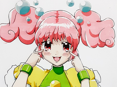 Cherrybeiter anime cute fanart game girl ilustration ilustrator kawaii manga retro traditional