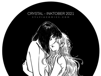 Crystal characterdesign comics graphicnovel illustration inking inktober inktober2021
