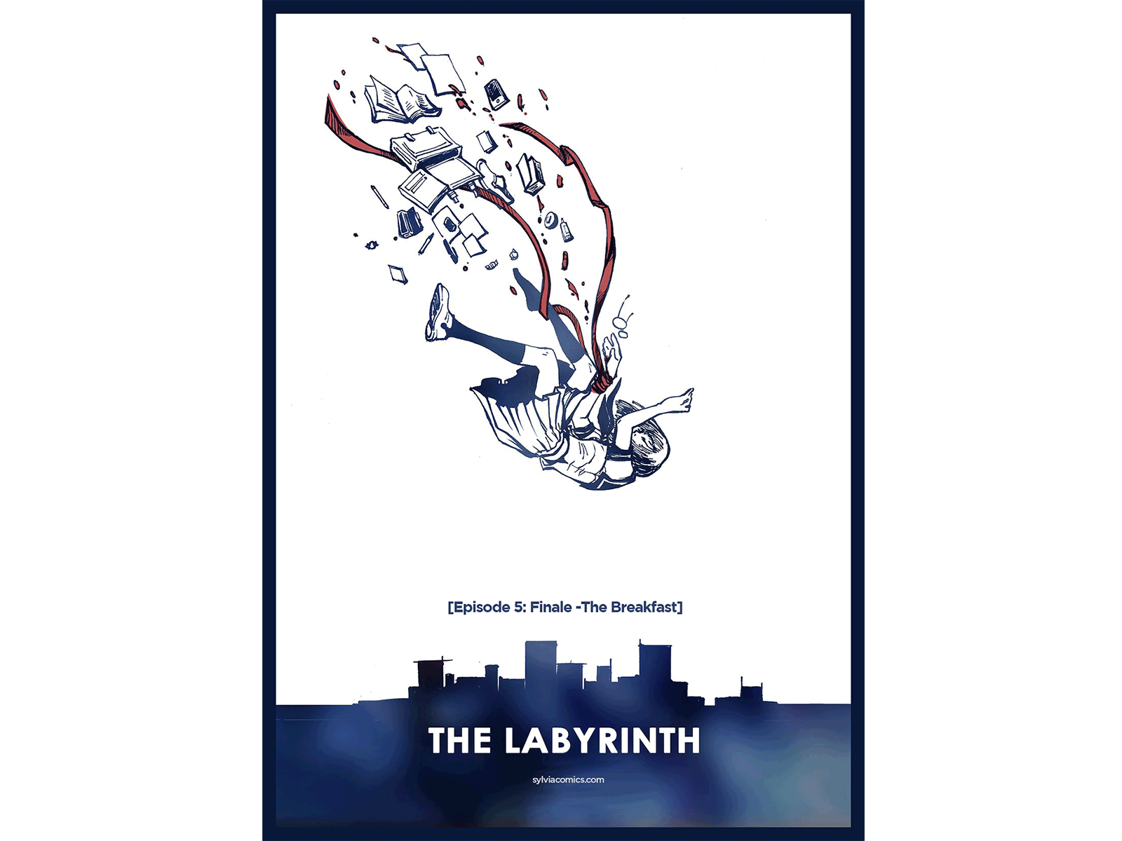 The Labyrinth 師走と森 (Cover - Finale) characterdesign comics cover art cover design graphicnovel illustration poster urbansketch