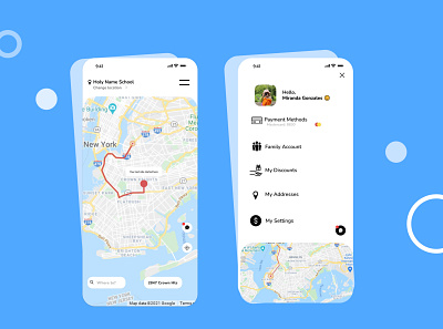 UberMe Concept app app ui concept uber uber design