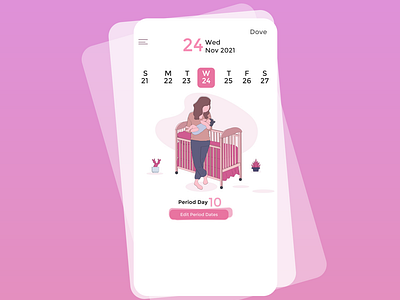 Dove - A period tracker for mothers