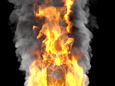 Fire and smoke simulation 3d c4d fire simulation smoke turbulencefd