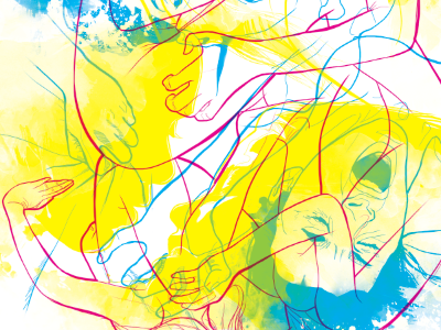 Final Artwork detail cmyk illustration ladies