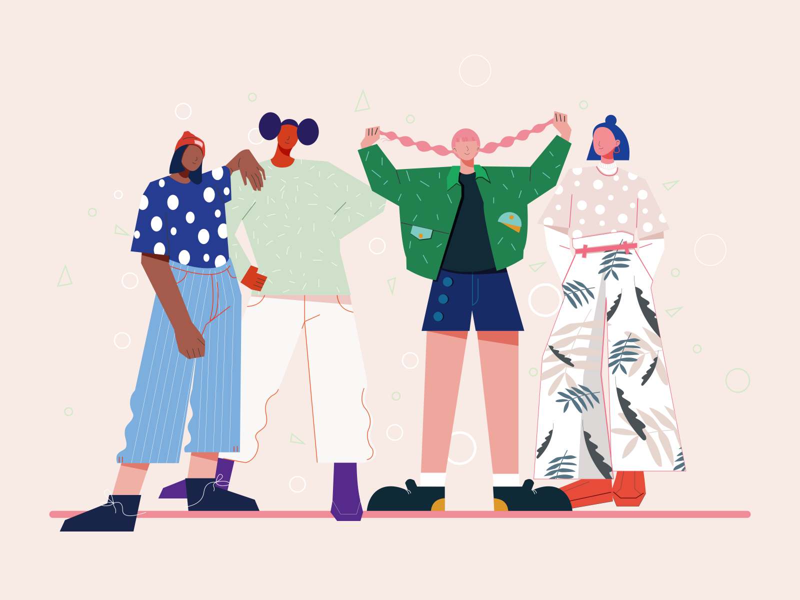 The girls by Ada on Dribbble