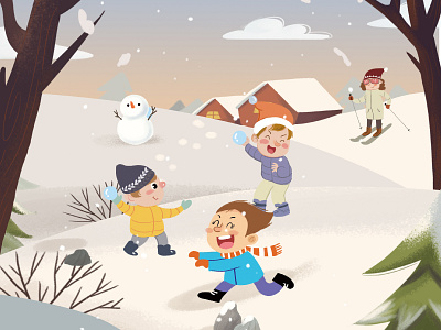 Winter is Coming animation design illustration illustrator ui