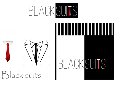 Black Suits black logo suits ui ux