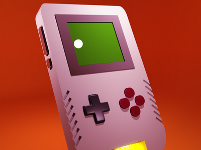 Gameboy 3d design gameboy graphic design illustration nintendo