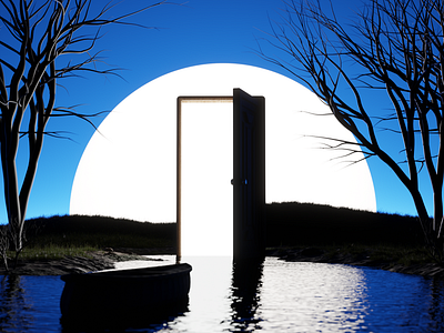 Door to Knowhere #1 3d blender design graphic design illustration