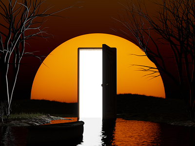 Door to Knowhere #2 3d blender design graphic design illustration