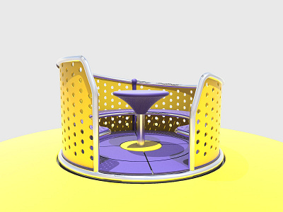 Playground Roundabout Design 3d 3d artist 3d modeling industrial design product design rendering