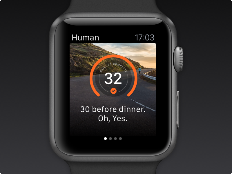 Human for Apple Watch apple watch human activity sport wallpaper daily30 motivation progress