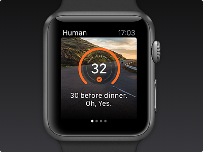 Human for Apple Watch activity apple daily30 human motivation progress sport wallpaper watch