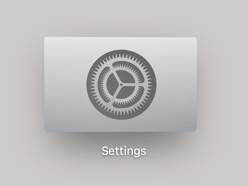 Apple TV Settings Icon in Framer appletv framer icon prototype