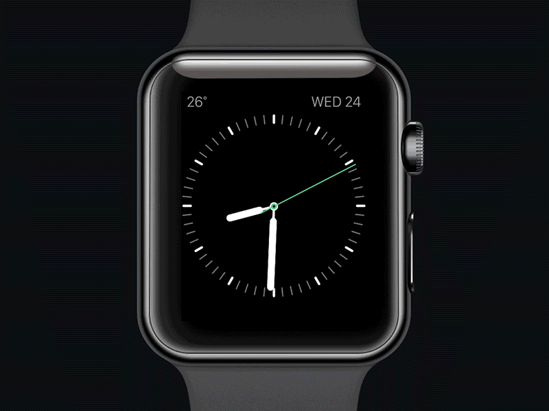 Apple Watch Clock Animation in Framer