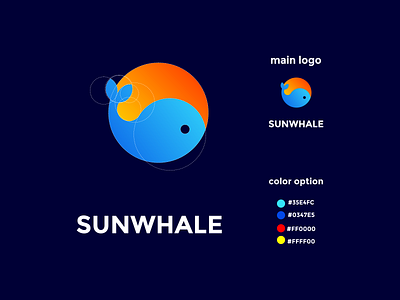 whales fish icon logo