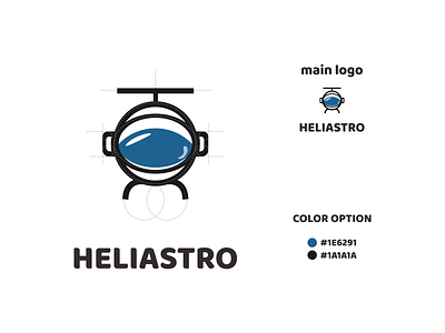 helicopter and astronout logo