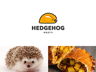 hedgehog pasty logo app branding design icon illustration logo typography ui ux vector