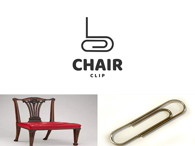 chair and clip app branding design icon illustration logo typography ui ux vector