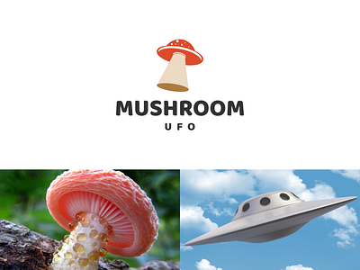 mushroom ufo app branding design icon illustration logo typography ui ux vector
