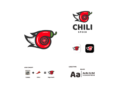 chili speed app branding design icon illustration logo typography ui ux vector