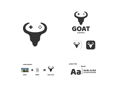 goat and game console app branding design graphic design icon illustration logo typography ui