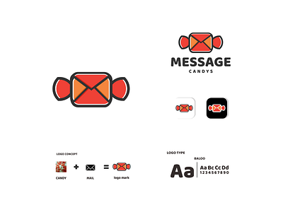 message and candy app branding design graphic design icon illustration logo typography ui ux vector