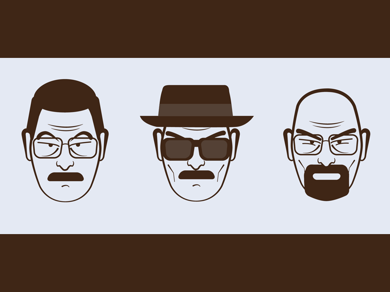 Breaking Bad Character Design By Andre Gehrmann On Dribbble