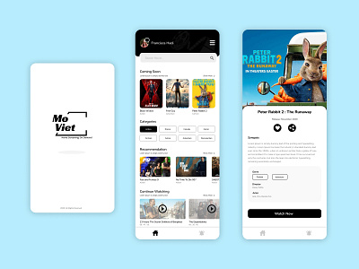 MoViet - Mobile UI Design