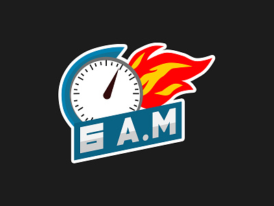 6 A.M Logo - Motorcycle enthusiast