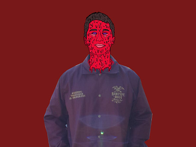 Grim Art - Human on Point art design drawing graphic design grime art photoshop red