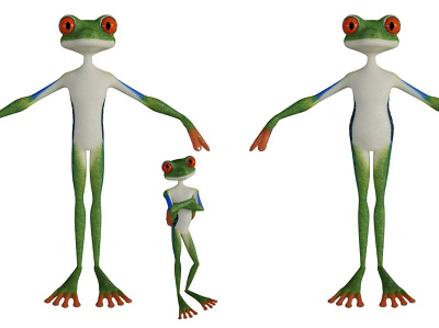 3D Frog 3d 3d art 3d modeling character modeling