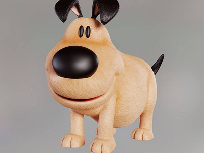 3D dog 3d 3d art 3d modeling dog modeling