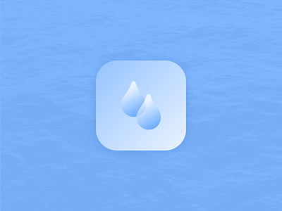 Daily UI Challenge #5 — App Icon app branding dailyui dailyuichallenge design figma logo ui water