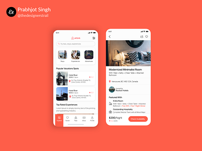 Airbnb app redesign android android app design android design app design app redesign design ios ios app design redesign redesign concept ui user experience user experience design user experience prototype user interface user interface design ux